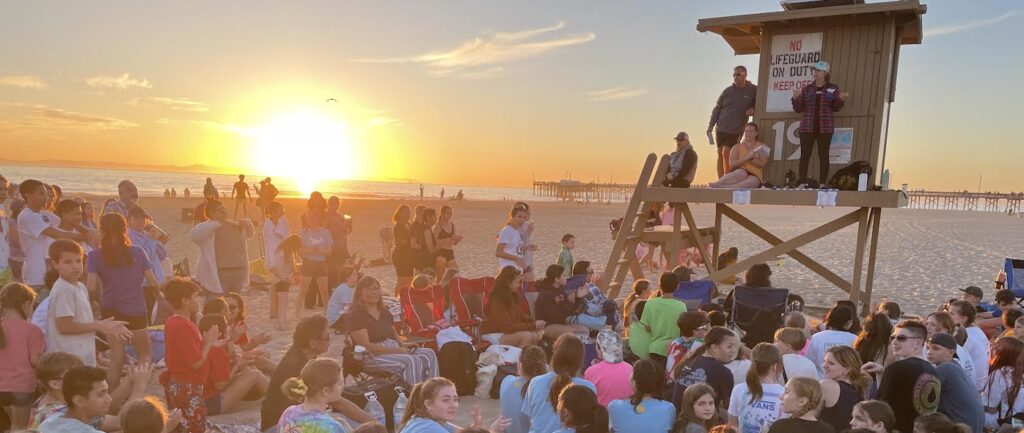 Annoucements 2 Sunset At The Beach With The West Coast Impact Family