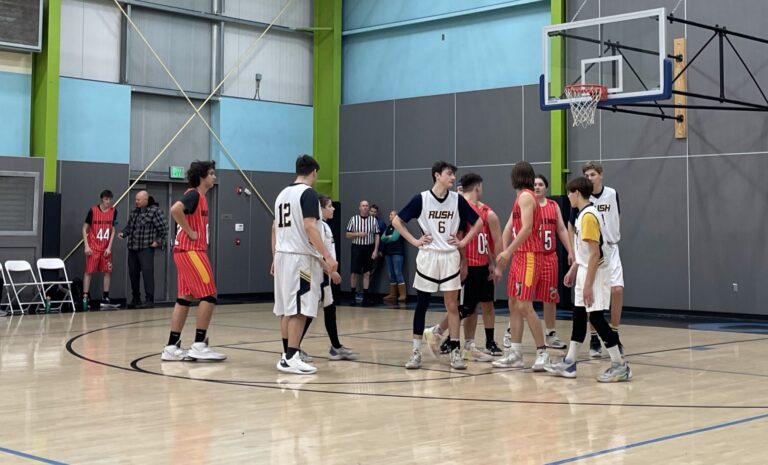 Sports 7 High School Teams Playing Basketball