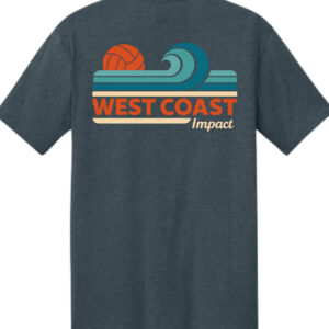 2025 West Coast Impact Regionals Volleyball T-Shirt (Wave)