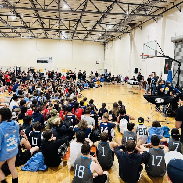 Volunteer 3 Large Group Of Players, Parents, And Fans Waiting For Announcements